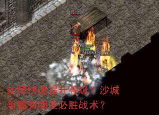 如何快速提升等级?沙城争霸有哪些必胜战术? 如何快速提升等级?沙城争霸有哪些必胜战术?