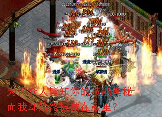为何众人皆知你的技能奥秘而我却始终被蒙在鼓里? 为何众人皆知你的技能奥秘而我却始终被蒙在鼓里?