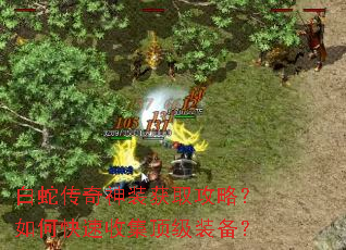 白蛇传奇神装获取攻略?如何快速收集顶级装备? 白蛇传奇神装获取攻略?如何快速收集顶级装备?