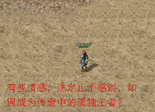 有些情感,注定止于感到,如何成为传奇中的孤独王者? 有些情感,注定止于感到,如何成为传奇中的孤独王者?