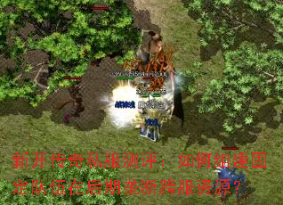 新开传奇私服测评:如何组建固定队伍在后期垄断跨服资源? 新开传奇私服测评:如何组建固定队伍在后期垄断跨服资源?