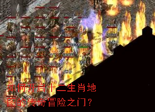 如何开启十二生肖地图的传奇冒险之门? 如何开启十二生肖地图的传奇冒险之门?