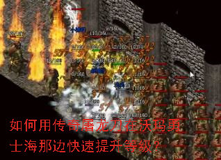 如何用传奇屠龙刀在沃玛勇士海那边快速提升等级? 如何用传奇屠龙刀在沃玛勇士海那边快速提升等级?