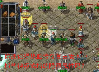 �㻹�ǵ���Ѫ���渴�Ű汾����Щ�񼶽�ָ������������