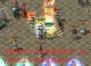 ���ѡ��С��������ǿְҵ��ս��������������Щ���ؼ��ɣ�