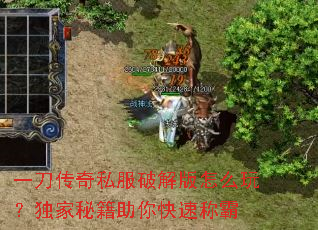 一刀传奇私服破解版怎么玩?独家秘籍助你快速称霸 一刀传奇私服破解版怎么玩?独家秘籍助你快速称霸