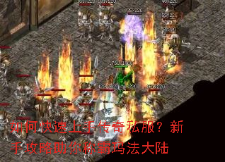 如何快速上手传奇私服?新手攻略助你称霸玛法大陆 如何快速上手传奇私服?新手攻略助你称霸玛法大陆