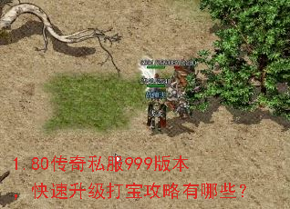 1.80传奇私服999版本,快速升级打宝攻略有哪些? 1.80传奇私服999版本,快速升级打宝攻略有哪些?