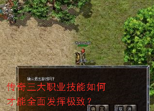 传奇三大职业技能如何才能全面发挥极致? 传奇三大职业技能如何才能全面发挥极致?