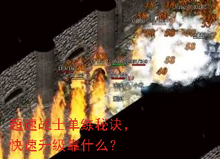 超速战士单练秘诀,快速升级靠什么? 超速战士单练秘诀,快速升级靠什么?