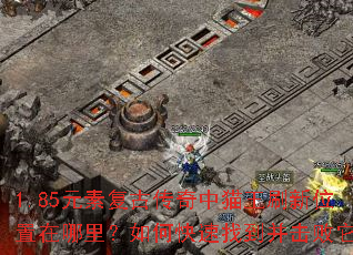 1.85元素复古传奇中猫王刷新位置在哪里?如何快速找到并击败它? 1.85元素复古传奇中猫王刷新位置在哪里?如何快速找到并击败它?