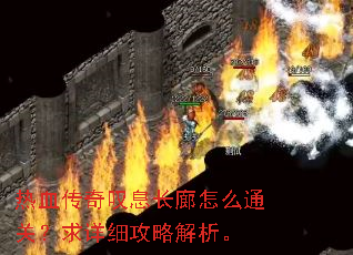 热血传奇叹息长廊怎么通关?求详细攻略解析。 热血传奇叹息长廊怎么通关?求详细攻略解析。