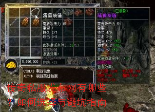 传奇私服发布网有哪些?如何选择与避坑指南 传奇私服发布网有哪些?如何选择与避坑指南