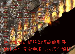 热血传奇sf新服如何高效刷卧龙山庄?元宝需求与技巧全解析 热血传奇sf新服如何高效刷卧龙山庄?元宝需求与技巧全解析