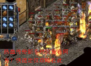 ��Ѫ�������ִ徿���ںη������ٶ�λ�����ڴ�