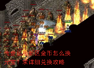 传奇私服新区金币怎么换元宝?求详细兑换攻略 传奇私服新区金币怎么换元宝?求详细兑换攻略
