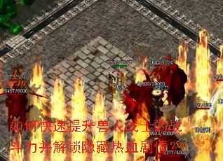 如何快速提升兽人战士的战斗力并解锁隐藏热血剧情? 如何快速提升兽人战士的战斗力并解锁隐藏热血剧情?