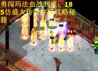 勇闯玛法血战到底：185仿盛大传奇终极攻略秘籍