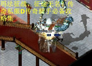 玛法征战，征途无名？传奇私服D传奇新手必备攻略集