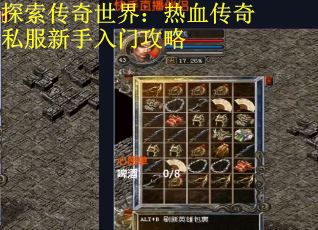 探索传奇世界：热血传奇私服新手入门攻略