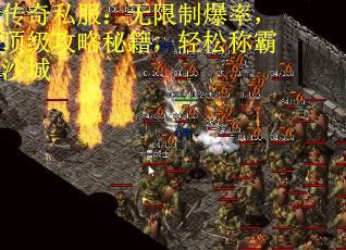 传奇私服：无限制爆率，顶级攻略秘籍，轻松称霸沙城
