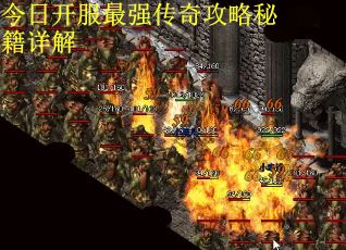 今日开服最强传奇攻略秘籍详解