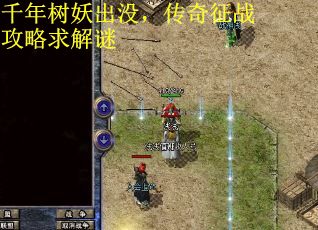 千年树妖出没，传奇征战攻略求解谜