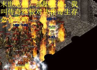 末世危机，孤胆英雄：我叫传奇终极对决传奇生存必备攻略