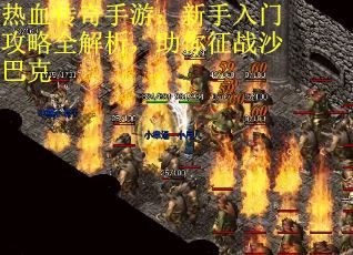 热血传奇手游：新手入门攻略全解析，助你征战沙巴克