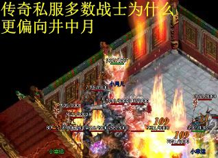 传奇私服多数战士为什么更偏向井中月