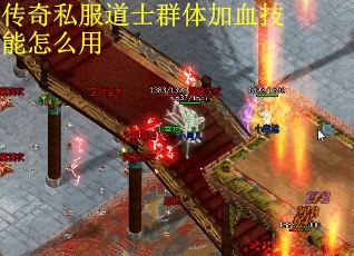 传奇私服道士群体加血技能怎么用