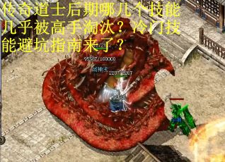 传奇道士后期哪几个技能几乎被高手淘汰？冷门技能避坑指南来了？