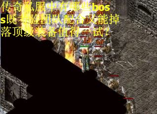 传奇私服中有哪些boss既考验团队配合又能掉落顶级装备值得一试？