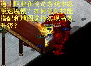 道士职业在传奇游戏中练级速度慢？如何优化技能搭配和地图选择实现高效升级？